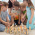 30 Pcs Wooden Community Helpers Toys – Small Professionals Wooden Character Set for Classroom Open Ended STEM Games