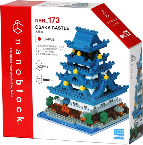 nanoblock Osaka Castle Building Kit - World Famous Buildings Series