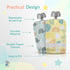 Little Whispers 10 Pack LittleWhispers Reusable Baby Food Pouches - Refillable with Applesauce, Yogurt, Fruit Puree