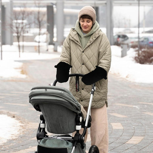 Ksheria Winter Stroller Gloves, Hand Muff for Cold Weather, Universal Ultra-Plush Winter Stroller Mittens for Baby