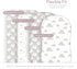 100% 3 Organic Cotton Fitted Bassinet Sheets Perfectly Compatible with Halo, Snoo, Graco, and All Other Standard Size