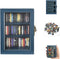 SIHPTO Anxiety Mini Bookshelf Ornament Small Bookshelf Miniature Library with 60pcs Mini BooksDoll