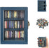 SIHPTO Anxiety Mini Bookshelf Ornament Small Bookshelf Miniature Library with 60pcs Mini BooksDoll