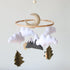 Goukurlsma Woodland Mobile for Crib Forest Baby Mobile for Crib Woodland Crib Mobile for Boys Minimalism Baby Mobile