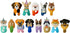 Happy Birthday Dog Letter Banner - Cute Puppy Banner Supplies for Birthday Party Decoration