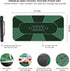 YUZPKRSI 47×23 Inch Poker Mat, 6 Players Texas Hold'em Rubber Mat with Carrying Bag for Poker Games