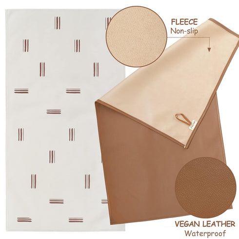 Owlowla Baby Diaper Changing Pad - Portable Travel Changing Mat Liner for Baby and Small Toddler