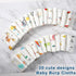 30 10x10 Kenning Pieces Muslin Baby Washcloths for Newborn Soft Absorbent Muslin Burp Cloths Wash Clothes Baby Face