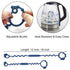 3 Pack Silicone Toy Straps for Baby, Adjustable Safety Straps for Teether Toy, Pacifier, Sippy Cup