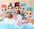 10 Pcs Mermaid Figurines: Cake Toppers, Mermaid Figure Collection Playset, Ocean Princess Toy