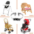Zoanchig Child High Chair Straps, Adjustable Kid Safety Belt, Baby Two-Point Safety Harness for Children's Chairs