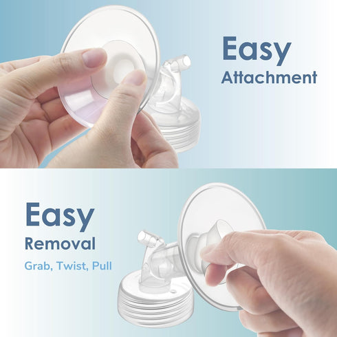 Maymom 19 mm Flange Inserts for Medela, Spectra 24 mm Shields/Flanges, 2pc/Each, Compatible with Medela Freestyle
