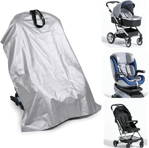 Rthjsfj Summer Baby Car Seat Sun Shade Cover Heat Protector, Carseat UV Protection Cooler Cover, Travel Accessories