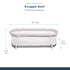 Baby Delight Snuggle Nest Bassinet - Portable Baby Bed for Infants 0-5 Months, Driftwood Grey