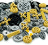 Miutrue Set 6yrs+ Technical Parts Wheels Gears Building Blocks Accessories Pieces kit Construction Toys for Kids