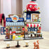Japanese Street View Building Kits, 722 PCS Modular House Building Set, Mini DIY Model Set for Adults and Teens.