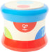 Hape Baby Drum - Colourful Rolling Drum Musical Instrument Toy for Toddlers, Rhythm & Sound Learning, Battery Powered