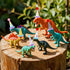 Mini Party Hats for Stuffed Animals Figures Cute Cake Cone Birthday Party Hats with Pom Poms Tiny Party Hats