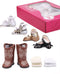 18 inch Doll Shoes - 7 Pairs with Gift Box, Compatible with