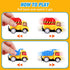 ZenBombs 12 3 Easter Eggs with Cars Inside - PCS Prefilled Easter Eggs with Pull-Back Toy Cars - Kids Easter Basket