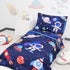 Set Set, 4 Sets SWESEN Toddler Bedding for Boys, Blue Space Toddler Boy Bedding Soft & Lightweight Piece Toddler