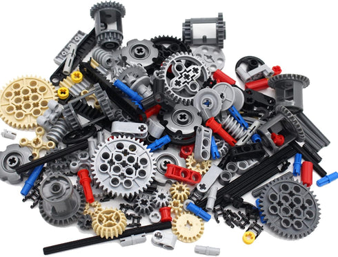 116PCS Gear and Axle Set for Technic Parts Compatible with with Major Brand Technic Parts, DIY Gears Assortment Pack(Gears Pins Axles Differential New) for Technic Building Blocks Set