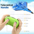 Kimmol 2CH 2.4Ghz RC Plane, Remote Control Airplane Toy - RC Plane Remote Control Planes Rc Aircraft with Lights
