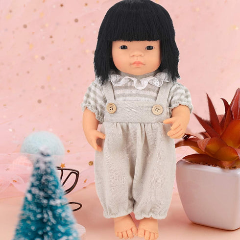6 Set 14 Inch -18 Inch 14 DC-BEAUTIFUL Clothes Gift for Infant, Girl Baby, Includes Doll Outfits Dress Hat Socks, Total