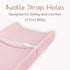 MY LITTLE ZONE 2-Pack 32"x16" 8" Baby Changing Pad Covers Girl, Changing Table Sheets, Cotton Muslin Changing Pad