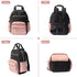 ESVAN Backpack, Pack Diaper Bag Large Capacity Multifunction Baby Essentials Fashion Travel Linen Canvas office Laptop