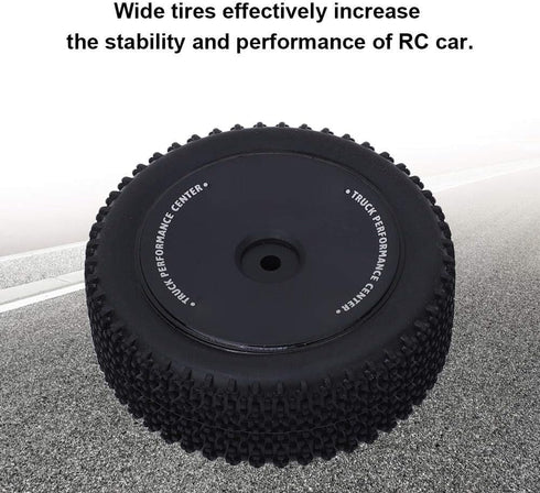2PCS RC Car Tire, RC Front Tyre Off-Road Wheels Compatible for Wltoys 144001 1/14 RC Car (144001-1269) Wltoys 144001