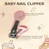 Set Baby Nail Kit with Cute Owl Case Newborn Manicure & Pedicure with Nail Clipper, Scissors, File & Tweezers