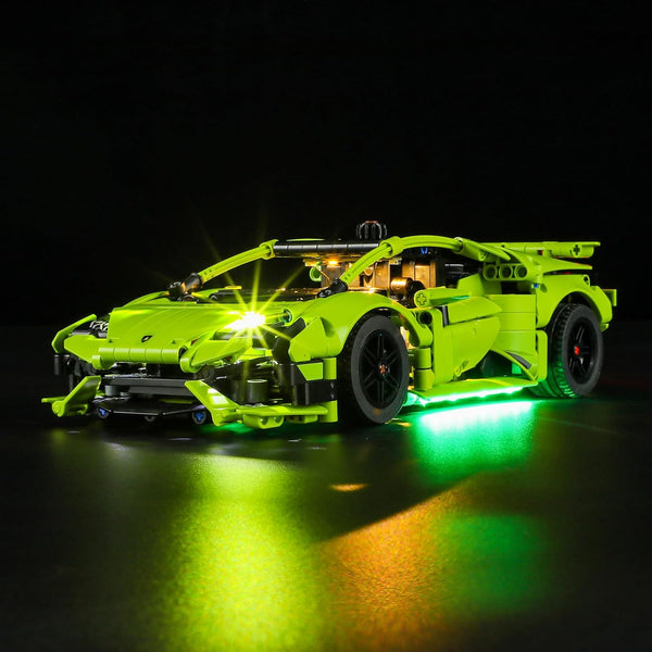 BRIKSMAX LED Lighting Kit for Lego Lamborghini Huracán Tecnica - Compatible with Lego 42161 Technic Set