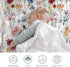 4 Pack Set, Little Grape Land Crib Sheets for Boys and Girls, Baby Neutral Crib Fitted Sheets for Standard Crib