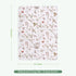 100% (1pc, 19.5" 27.5" haakaa Waterproof Changing Pad Liners, Cotton, Soft & Breathable x Vintage Garden)