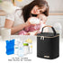 Breastmilk Cooler Bag with Ice Pack, Fits 4 Baby Bottles Up to 9 Ounce, Suitable for Nursing Mom Daycare, Black