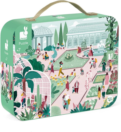 Janod 200 Piece Botanical Garden Puzzle for Ages 7+