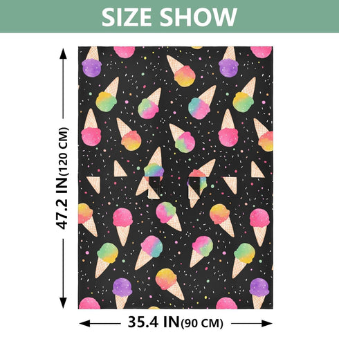 Mazeann Colorful Ice Creams Dot Car Seat Cover Baby Breathable Soft Infant Carseat Covers Canopies Babies Carrier