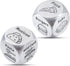2 PCS Food Dice Game Anniversary Steel Gifts for Couple Wife Husband