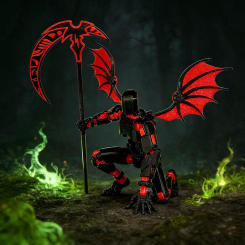 T13 Set 3D 13 Dummy 13, Action Figure - (Assembled) Printed Action Figure, Titan Action Figure, Multi-Jointed Movable
