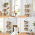 Yiyiring 3-Tier Closet Cute Bear Hanging Baskets, Woven Cotton Wall Mounted Storage Organizer, Decorative Storage