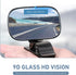 Yidcidu 360 Car Mirror for Baby, Rotatable Adjustable HD Observation Glass, Wide Angle Rear Seat Viewer with ABS Clip