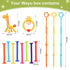 Wey 3-24 High Chair Suction Toys for Babies Months Baby Sensory Toys, Strong Suction Cup Montessori Toys, Teething Toys