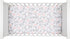 100% Lambs & Ivy Petals White/Pink/Gray Floral Cotton Fitted Crib/Toddler Sheet