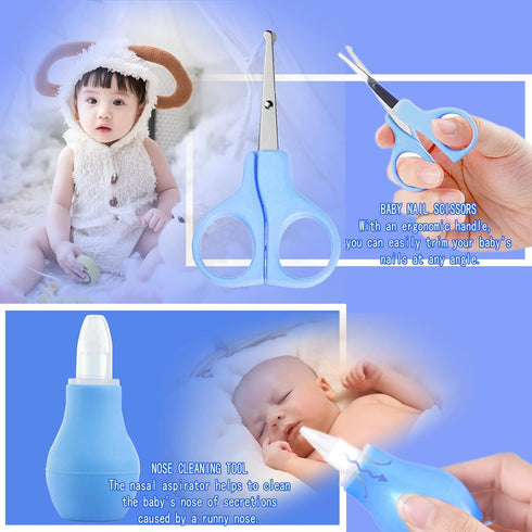 ZELINYE Kit,10 1 Baby Care Kits,Baby Grooming in Newborn Essentials Must Haves,Baby Nail Clippers Baby Brush Baby Comb