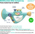 Little Trumpet Toy for Toddlers, Musical Educational Toys for Kids Ages 1-3, Infants Music Toys (Blue)