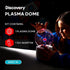 Discovery Kids Plasma Globe Lamp with Touch and Sound Sensitive Lightning, Black Tesla Coil for Kids Room