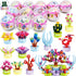 UMEELR 12Pcs Pre Filled Easter Eggs Kit, 12 in 1 Succulent Plants Building Blocks, Egg Surprise Toys for Kids Easter Party Favors, Easter Basket Stuffers/Filler, Easter Gifts, Easter Egg Prizes by UMEELR