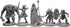 DRUNK'N DRAGON DND Enemies Minis - 25 Fantasy Miniatures for Tabletop/Dungeons and Dragons Roleplaying Games