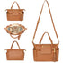 Omanmoli Small Diaper Bag,Mini Diaper Bag Tote, Leather Crossbody Diaper Bag Clutch